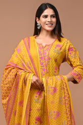 *All New Exclusive Collection of Hand Block Printed "Stitched" Cotton Suits With Cotton Dupatta in Beautiful Colours*